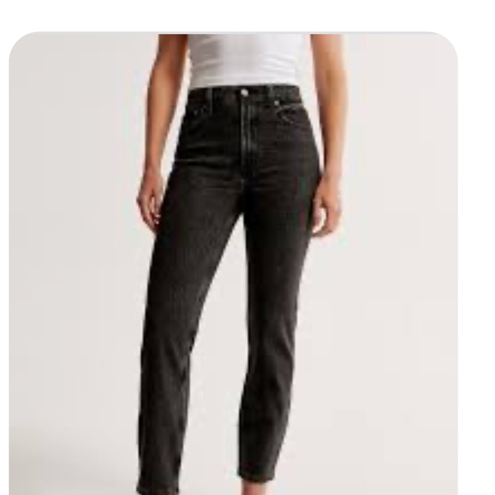 Abercrombie & Fitch High Rise Black Jeans